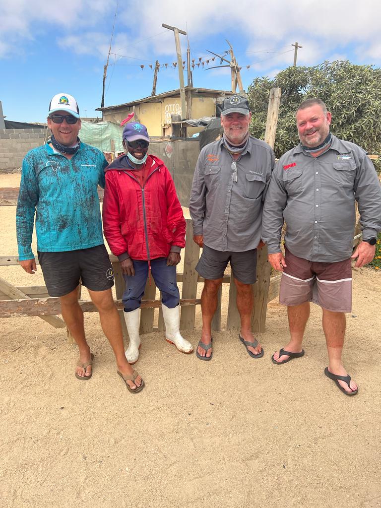 Namibia fishing henties bay